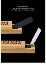 Load image into Gallery viewer, Bamboo Hollow-carved Incense Burner