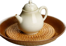 Load image into Gallery viewer, Coarse Pottery Rattan Teapot Mat and Holder