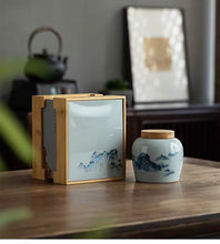 Load image into Gallery viewer, TEA Ceramic Can Gift Box (Blue)