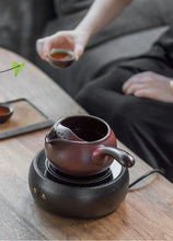 Load image into Gallery viewer, Modern Ceramic Teapot (Maroon red)