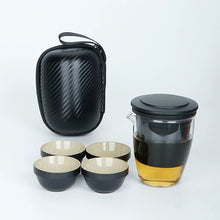 Load image into Gallery viewer, Travel Tea Set (Black)