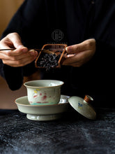 Load image into Gallery viewer, Herbal Ash Ceramics Tea Set (Rabbit) 10 Pieces