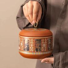 Load image into Gallery viewer, Handmade Purple Clay Tea Storage Jar