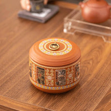 Load image into Gallery viewer, Handmade Purple Clay Tea Storage Jar