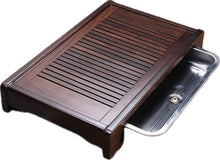Load image into Gallery viewer, Black Walnut Elegant Tea Tray