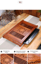 Load image into Gallery viewer, Wooden Tea Tray
