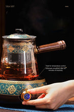 Load image into Gallery viewer, Entwined Lotus Electric Ceramic Stove+Side Handle Teapot