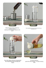 Load image into Gallery viewer, Magnetic Elastic Drinking Bottle 1000ml