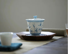 Load image into Gallery viewer, Hand-painted Gaiwan (Orchid Pattern)