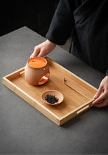 Load image into Gallery viewer, Cute Cat Tea Roster (Rustic Pottery)