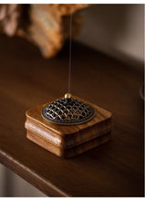 Load image into Gallery viewer, Walnut Incense Burner (Incense Excluded)