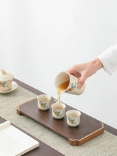 Load image into Gallery viewer, Persimmon Prosperity Ceramic Tea Set (10 pieces)