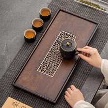 Load image into Gallery viewer, Bamboo Rectangular Drainage Tray