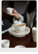 Load image into Gallery viewer, Gaiwan Hand-painted (Flower Pattern)