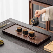 Load image into Gallery viewer, Bamboo Rectangular Drainage Tray