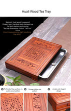 將圖片載入圖庫檢視器 Gungfu Chinese Tea Serving Tray (WOODEN) with Stainless Steel Drainage Tray
