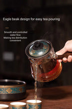 Load image into Gallery viewer, Entwined Lotus Electric Ceramic Stove+Side Handle Teapot
