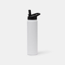 Load image into Gallery viewer, Stainless Steel Water Bottle with Straw Lid, 750ml
