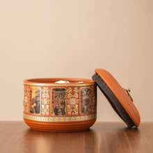Load image into Gallery viewer, Handmade Purple Clay Tea Storage Jar
