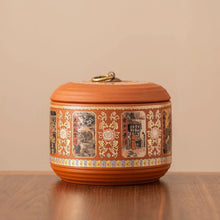 Load image into Gallery viewer, Handmade Purple Clay Tea Storage Jar

